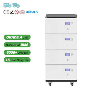 แบตเตอรี่ลิเธียมไลฟ์โป4 แบบแยกส่วน 51.2V 48V 800Ah 40kWh สำหรับระบบกักเก็บพลังงานแสงอาทิตย์ แบบต่อพ่วงได้ - Product Image 1