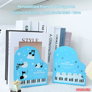 <span class=keywords><strong>Sujetalibros</strong></span> de metal portátil moderno personalizable <span class=keywords><strong>Sujetalibros</strong></span> de diseño de hierro vertical para libros y archivos para niños - Product Image 6