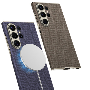 GKK Lucky PU Electroplate Magnetic <b>Ring</b> Wireless Charge Mobile <b>Phone</b> Case for for S26/S25/S24/S23 Ultra Shockproof - Product Image 4