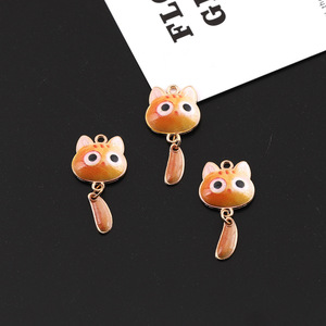 จี้ห้อยรูปหางแมวการ์ตูน ทำจากโลหะผสม สำหรับทำเครื่องประดับ DIY ของขวัญสำหรับทุกเพศทุกวัย ผลิตจากโลหะผสมสังกะสี เมืองอี้หวู่ - Product Image 2