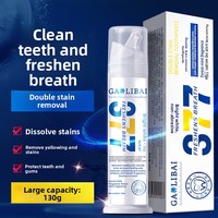 Dentifrice Gaoli à l'ion d'argent, action pompe, saveur menthe, blanchissant, haleine fraîche, emballage individuel