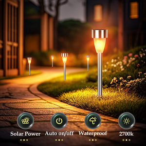 Aigostar 6 Pack IP44 torcia impermeabile luci per esterni realistica illuminazione a fiamma solare per giardino giardino giardino giardino giardino luci - Product Image 2