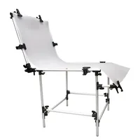 Photo Studio produit Photographie Shooting chaise table banc de bureau avec PVC blanc pour Nature Morte