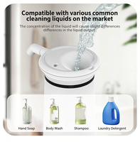 Distributeur automatique de savon mural 350 ml en ABS sans contact pour salle de bain - Vente en gros