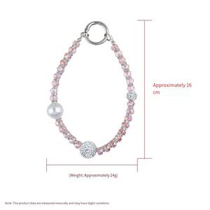 Chaîne de téléphone cloutée de diamants Style court lanière mobile étincelante strass nouveau sac à billes de diamant complet pour femmes pièces accessoires - Product Image 3