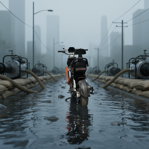 Diseño Práctico, Directo de Fábrica, Motocicleta Eléctrica con Motor sin Escobillas de 5000W, Batería de 72V de Larga Duración <span class=keywords><strong>para</strong></span> Entrega Comercial de Última Milla - Product Image 3