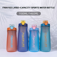 Bouteille d'eau sport et fitness unisexe en PC dépoli sans BPA, avec infuseur, pour la gym et le camping – Commande en gros, écologique, à boire directement