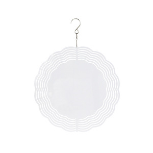 Vente en gros de moulinets à vent DIY par sublimation pour la décoration de jardin, moulinets à vent ronds de 10 pouces pour la décoration de jardin - Product Image 1