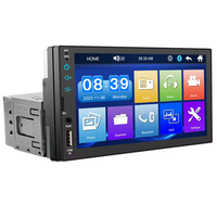 Reproductor MP5 para Auto de 7 Pulgadas 1DIN, Venta al Por Mayor, Certificado CE FCC, Directo de Fábrica, MOQ Bajo, Compatible con Logotipo Personalizado OEM/ODM
