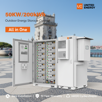 Arbitrage crête-croix de puissance : Solution ESS 50 kW 200 kWh avec armoire, efficacité de 90 % en cycle alternatif, durée de vie de 8000 cycles et autonomie de 10 ans