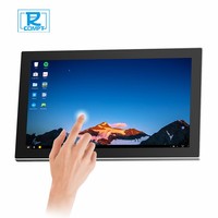 PC industrial de montaje en panel integrado impermeable IP65 de 23,8 pulgadas personalizado Windows/Linux COMPt accesorio de PC de panel industrial