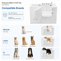 Premium Kratzfeste Schwere Acryl 24/7 Automatisierte Hundewaschstation
