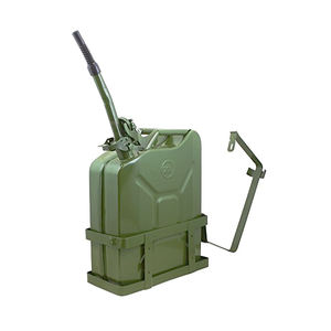 Réservoir en acier <span class=keywords><strong>métallique</strong></span> de <span class=keywords><strong>5</strong></span> gallons (20 <span class=keywords><strong>litres</strong></span>) pour carburant essence diesel, jerrycan nato - Product Image 2