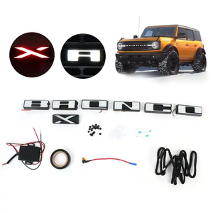 2021 <span class=keywords><strong>2022</strong></span> 2023 accesorios exteriores de luz de coche rejilla de parachoques delantero luces LED blancas para Ford <span class=keywords><strong>Bronco</strong></span> 2 4 accesorios de puerta - Product Image 4