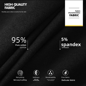 Caleçons Boxers Homme en Coton Pur, Taille Mi-Haute, Respirants, Antibactériens, Effet Remonte-Fesses, Grandes Tailles, Coffret Cadeau - Product Image 4