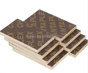 18mm Phenolic Waterproof Film Faced Plywood for Concrete Formwork System Brown Color Plywoods Product