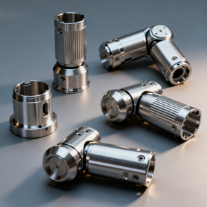 Servicios de Mecanizado CNC de Alta Precisión, Piezas Metálicas Personalizadas, Piezas de Aleación de Aluminio Anodizado, Piezas de Aleación de Titanio, Torneado y Pulido - Product Image 2