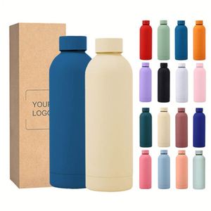 Bouteille d'eau sport/yoga réutilisable en acier inoxydable à double paroi, personnalisable avec logo, vente directe - Product Image 2
