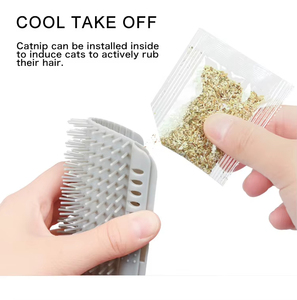 Mềm <span class=keywords><strong>Catnip</strong></span> Tường Góc Scratcher Tự Chải Chuốt Lược Pet Chải Chuốt Bàn Chải Cho Mèo 'Chăm Sóc Hàng Ngày - Product Image 3