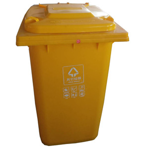 Medical Waste <b>Bin</b> 360L Yellow Rectangular HDPE Wheeled For Hospitals And Schools - Product Image 5