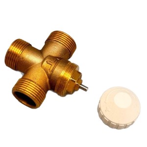 Válvula <span class=keywords><strong>Mezcladora</strong></span> Termostática de 3 Vías con Rosca Macho de Latón, DC24V PN16, Control de Temperatura, Mezclador de Agua Fría/Caliente para Calentadores de Agua Domésticos - Product Image 3