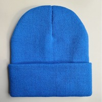 Gorro Liso Unisex, Gorros para Niñas, Gorro de Color Sólido con Estampado, Gorro Cálido Informal de Otoño, Gorro Personalizado de Punto Liso