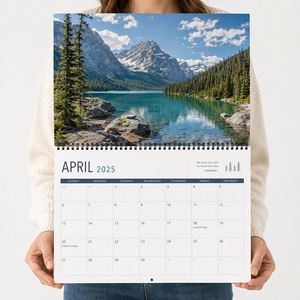 Calendario Lunar Chino 2027, Año de la Cabra, Diseño Animado, Fu de la Suerte, Cartulina Gruesa, 28 Páginas, Calendario Promocional Chino - Product Image 1