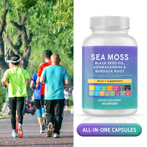 Yeni Shilajit kapsülleri Fulvic mineraller deniz yosun doğal karışımı ashashandha shilajit kapsül kompleksi hepsi bir arada deniz yosun kapsülleri - Product Image 4