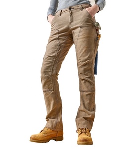 <span class=keywords><strong>Pantaloni</strong></span> Cargo da <span class=keywords><strong>Donna</strong></span> in Tela di Cotone con Spandex, Multitasche Laterali, Vita Bassa Personalizzabile, Colore <span class=keywords><strong>Kaki</strong></span> - Product Image 1