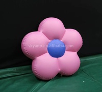 Ballon gonflable personnalisé de sculpture de fleurs Sculptures d'air Matériau PVC