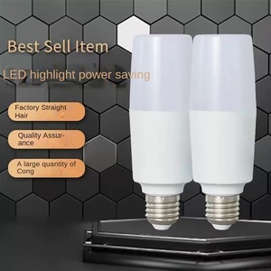 Bóng Đèn <span class=keywords><strong>LED</strong></span> siêu sáng tiết kiệm năng lượng AC hình trụ E27 vít điều khiển cảm ứng hộ gia đình phòng khách phòng ngủ bàn đèn chiếu sáng trắng - Product Image 3