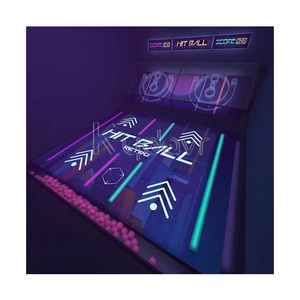 Machine de jeu interactive multijoueur Kydavr Custom Activate pour salle de jeux, avec tir au sac de sable, jeu de cible Master Toss et jeu de balle porte-bonheur - Product Image 1