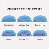 Garage de voiture portable Amas, imperméable, robuste, pliable, moderne et simple, avec design rétractable pour le stationnement extérieur des voitures