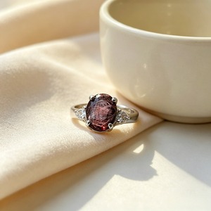 Anello Vintage con Texture in Vetro per Donne, Stile Semplice e alla Moda, Accessorio per Uso Quotidiano - Product Image 3