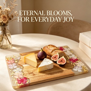 <span class=keywords><strong>Planche</strong></span> à découper en résine, <span class=keywords><strong>planche</strong></span> à charcuterie en bois, <span class=keywords><strong>planche</strong></span> à découper personnalisée pour la cuisine et le service - Product Image 2