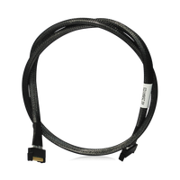 Kabel Server MCIO 8i ke MCIO 8i 80cm SFF-TA-1016 PCIe Gen5 NVMe 74Pin Mini Cool Edge IO Kabel Twinax Kecepatan Tinggi
