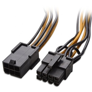 6ピンオスから8ピンオスGPUATXビデオグラフィックカードPCIEExpressアダプター電源延長ケーブル (コンピューター用) - Product Image 2