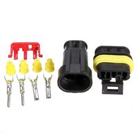 Conector M12 Impermeable IP66 de 2, 3 y 4 Pines con Cubierta de PVC para Cableado Exterior