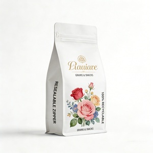 Bolsa de Papel Kraft con Cierre Hermético, Impresa Personalizada, Reciclable, para Envasado de Alimentos, Granos y Snacks - Product Image 6