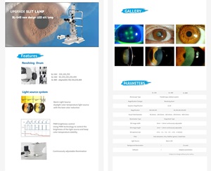 Bán Hot bệnh viện được phê duyệt thiết bị nhãn khoa LED Đèn khe SL-540 mắt kiểm tra đèn khe kính hiển vi để bán - Product Image 6