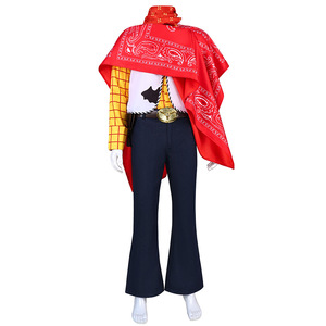 Disfraz de Woody de Vanguardia para Hombre Adulto, Traje de Cosplay de Película con Capa, Pantalones y Top, Disney Toy Story 5 - Product Image 1