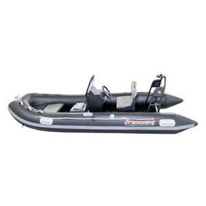 เรืออลูมิเนียมแบบ12ft 13ft กึ่งแข็งเรืออะลูมิเนียม390แบบคู่ความเร็วสูง - Product Image 3