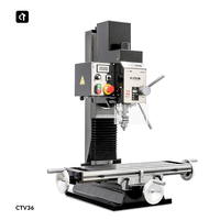 Machine de fraisage verticale à 3 axes de haute précision CTMACH CTV36, vitesse variable légère pour le travail des métaux