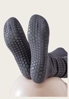 Chaussettes antidérapantes en coton peigné 92 % personnalisées 2026, avec bout sans couture relié à la main, modèle Scrunch Crew, OEM