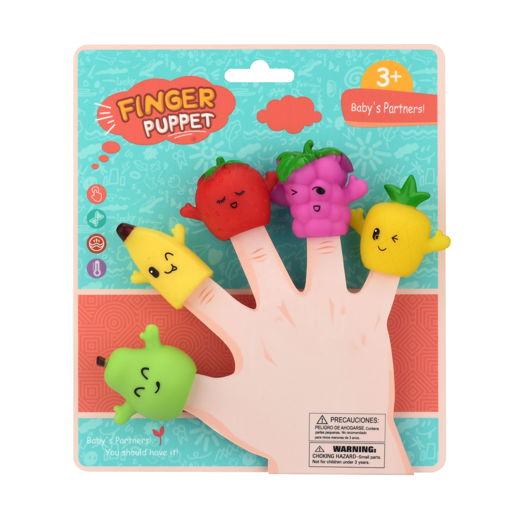 ZILLE, милый мультяшный животный/Динозавр, пальчиковая марионетка, безопасный мягкий клеевой материал, детский игровой домик, марионетка, игрушки для детей