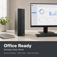 Solution de bureau pour entreprise Zhaoxin KX U6780A 8 cœurs 2,7 GHz 16 Go de RAM 512 Go NVMe SSD Graphiques intégrés Boîtier compact 8L