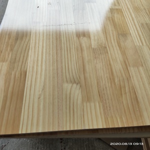 لوح خشب المطاط لسطح طاولة المطبخ، أثاث بناء صلب بلون فاتح - Product Image 3