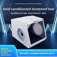 Boîte de protection anti-poussière pour sablage et polissage dentaire électrique, compatible avec l'oxyde d'aluminium, pour usage technique, 110V/220V