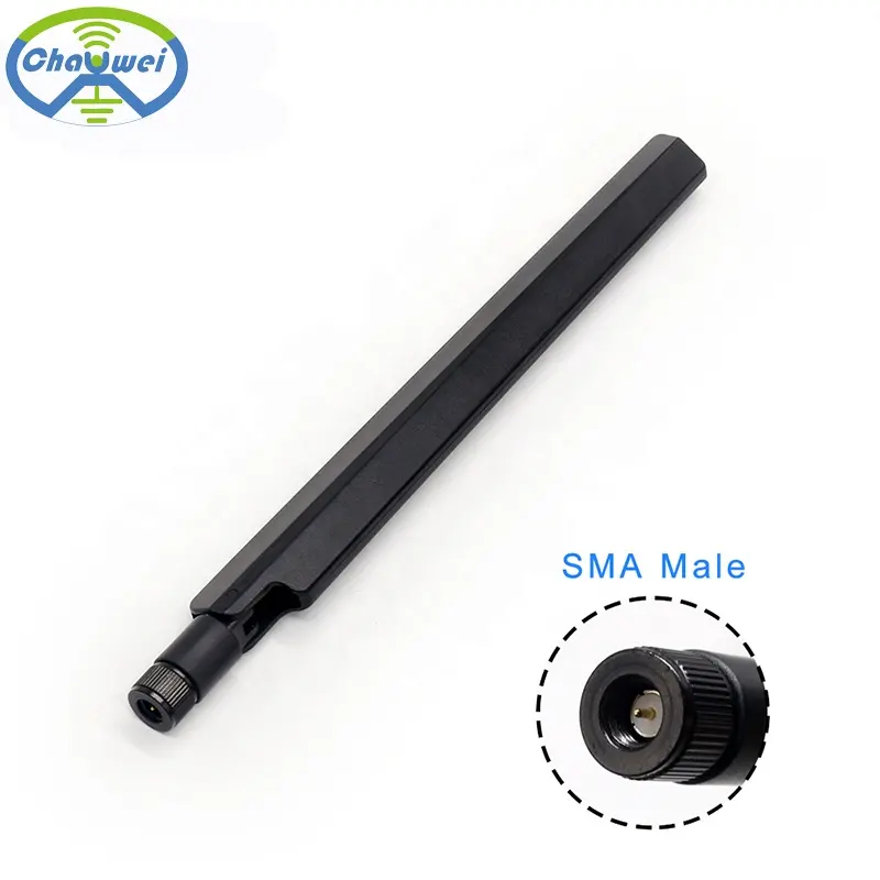 China Factory Chaowei 5.8G 5Ghz 5dBi Whip Wifi Antenna With SMA Male Connector