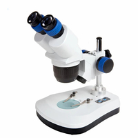 Metallurgical Stereo Microscope Rotatable 360 Head WF10x Eyepiece LED Illumination 1X2X-2X4X Objectives Dia.60mm Industrial